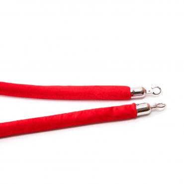 Cordon en velours rouge...