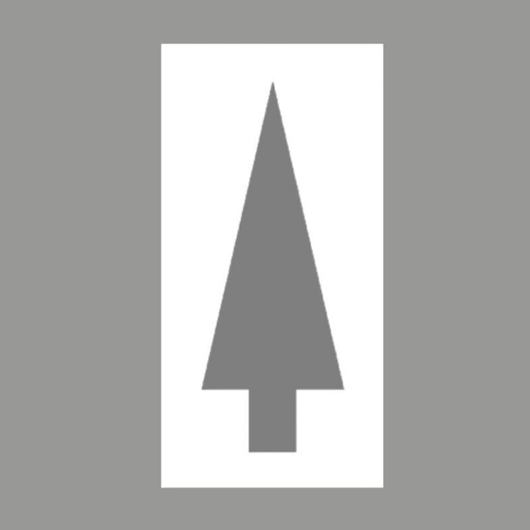 Pochoir logo flèche