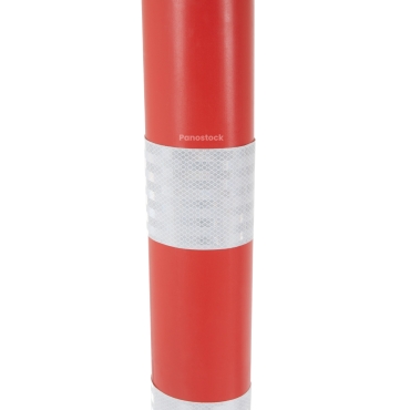 Zoom sur bande réfléchissante de la balise flexible articulée h930 mm