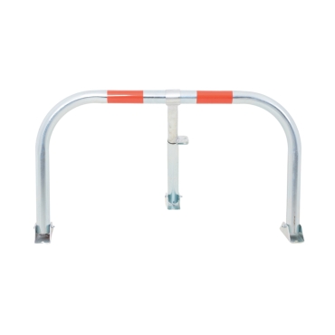 Vue de face de l'arceau de parking avec fermeture cadenas