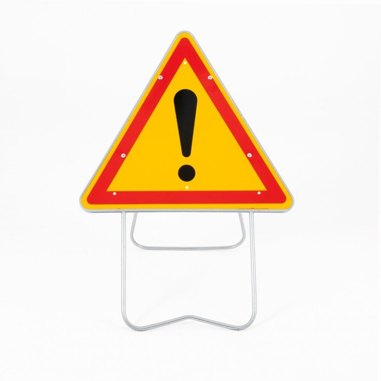 Panneau temporaire de danger
