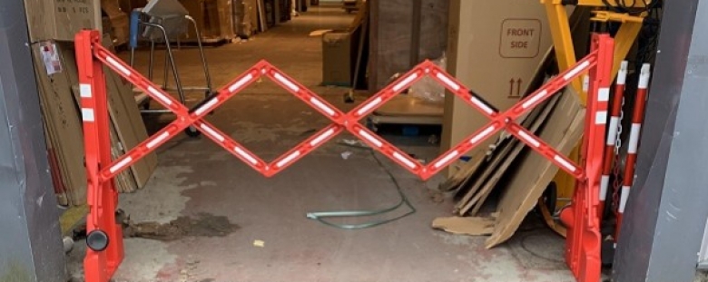 Livraison de barrières de chantier extensibles en métropole lilloise